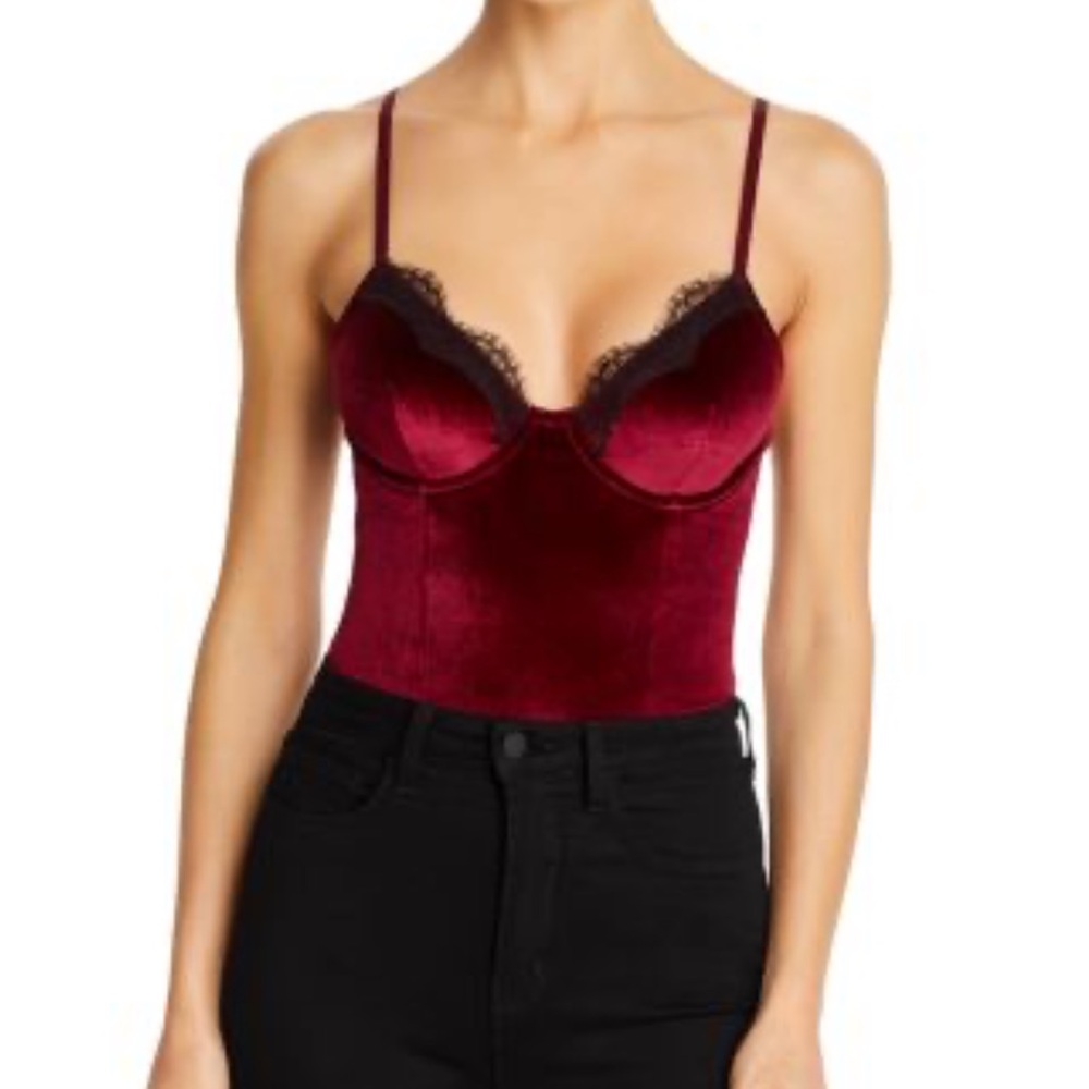 Jason Wu • Velvet Lace Bodysuit • 32C
